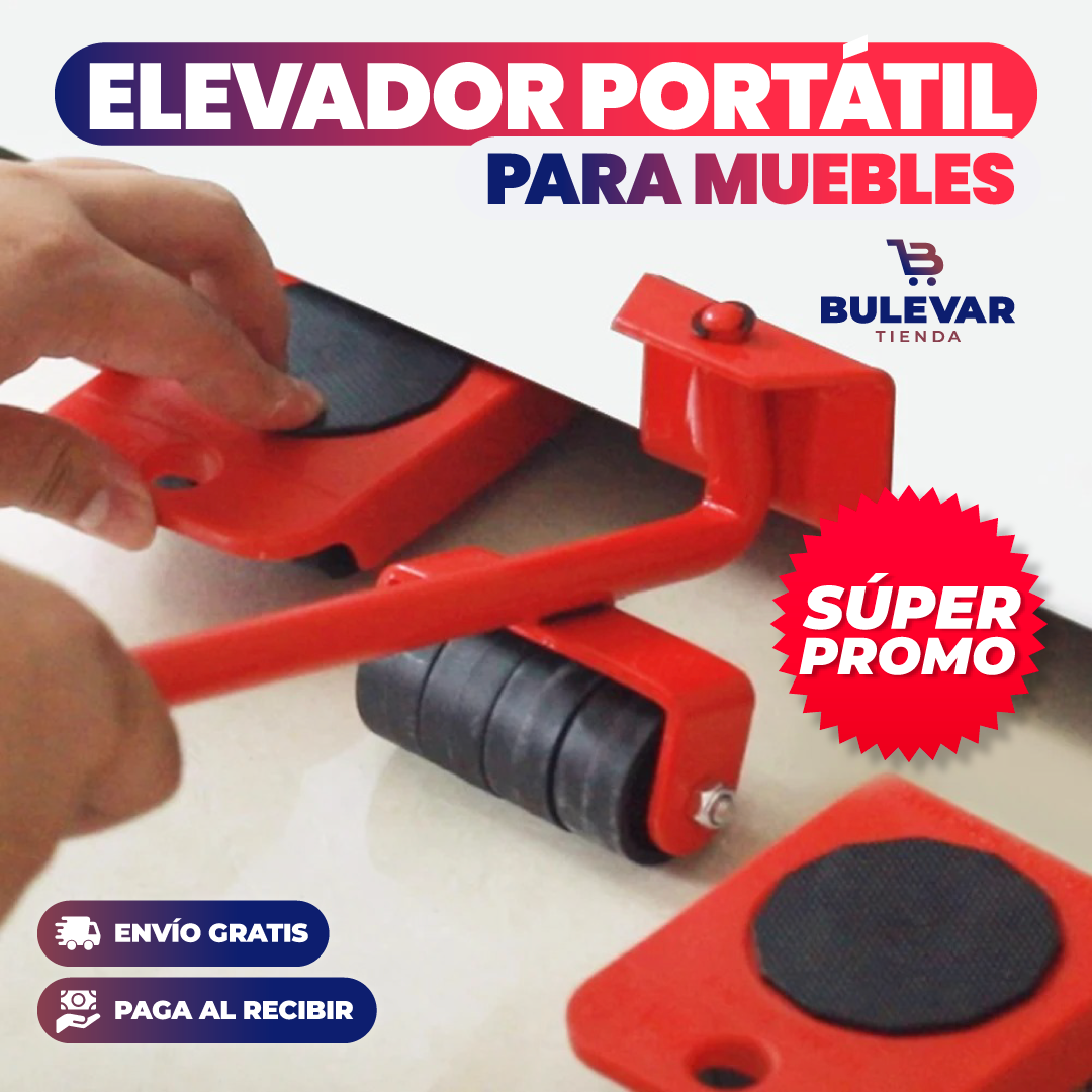 ELEVADOR PORTÁTIL PARA MUEBLES PESADOS